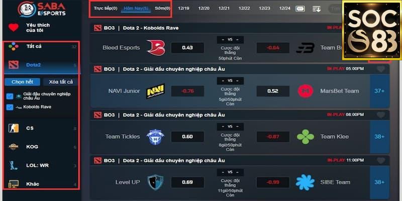 Những sai lầm cần tránh khi cá cược Esport cùng Soc88